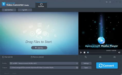 Free access of Modular Apowersoft Video Conversion Theater 4. 7.